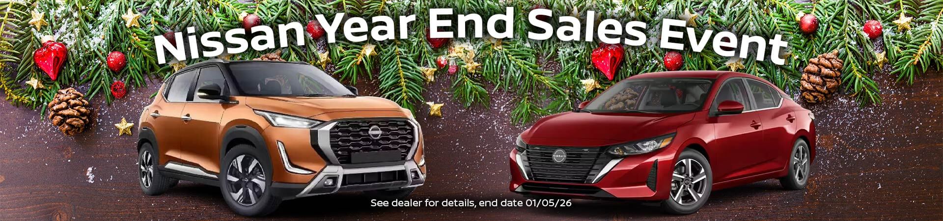 Sentra and Kicks Year End Sales Event
